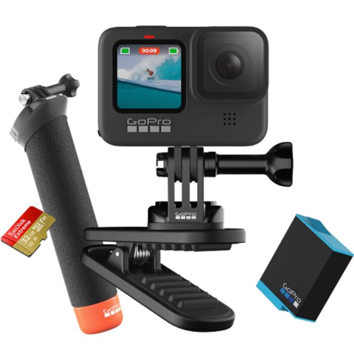 מצלמת אקסטרים GoPro HERO9 Black Bundle – ערכה מיוחדת לזמן מוגבל