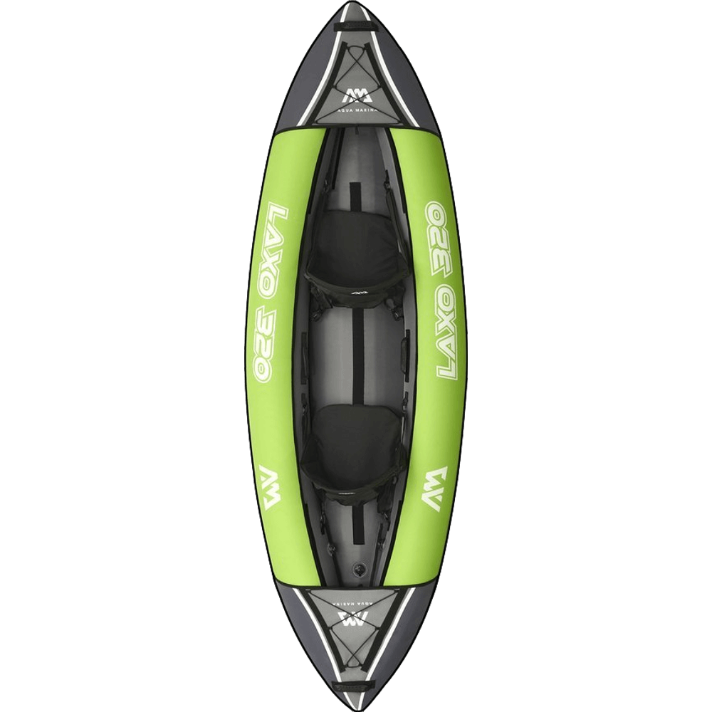קיאק מתנפח 320X95 ס"מ זוגי Aqua Marina LAXO LA320 – בצבע ירוק שחור